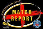 St George's Day Match Report